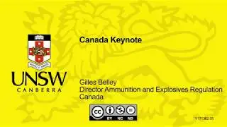 PARARI 2017 Australian Explosive Ordnance Safety Symposium - Gilles Belley