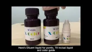 Instruction of Diluent & Incisal liquid