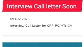 IBPS Po 🔥 Mains ✅ interview 🔥 Call letter Soon 🥳 Backend Link Out #ibpspointerview #admitcardout  