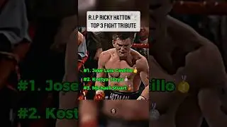 R.I.P. Ricky Hatton -Tribute: Top 3 fights #boxing