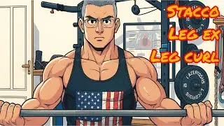325-Stacco, leg extention e leg curl.