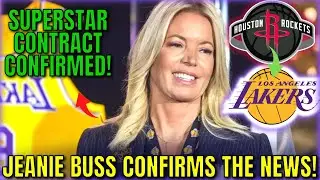 NBA ALERT! SUPERSTAR'S CONTRACT WITH THE LAKERS CONFIRMED BY JEANIE BUSS! TODAY'S LAKERS NEWS