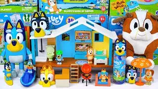 Bluey Toy Collection Unboxing Review 💙 Bluey's Beach Cabin Playset & Winton Plush