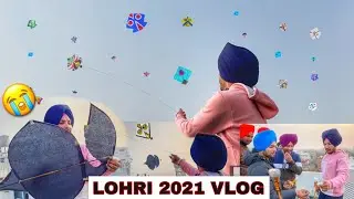 Flying kites on lohri || Lohri vlog 2021 || Patang , Manjha , big kites