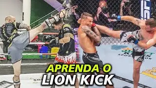 APRENDA A FAZER O CHUTE DE JUSTIN GAETHJE que NOCAUTEOU DUSTIN POIRIER NO UFC 291: LION KICK