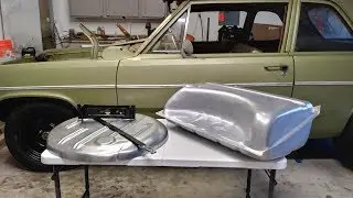 Новый поддон багажника и топливный бак (69 Valiant)