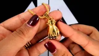 Fist of Fury Pendant | Han Cholo Jewelry | Precious Metals