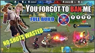 KIMMY LEGENDARY RANK GAMEPLAY - FULL BUILD IN ORDER  - MOBILE LEGENDS