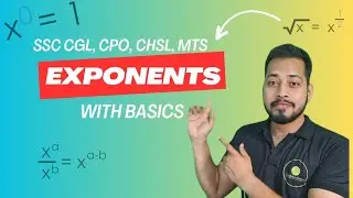 Laws of exponents maths maths olympiad ssc cgl | Class VIII, IX and X