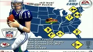 LETS PLAY MADDEN 03 MINI CAMP - LETS GO PEYTON MANNING - PART 2