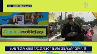Taxistas se movilizaron por la regulación de apps en Córdoba