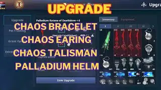 Cabal Mobile Return Of Action Upgrade Chaos Bracelet, Earing, Talisman, Palladium Helm +19