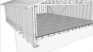 Shear Walls and Bracing - Part 2 - Exterior Shear Wall Option - SketchUp