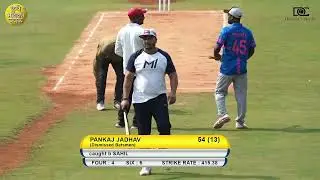 PANKAJ JADHAV (MATYA) 54 RUNS 13 BALLS|1ST HALF CENTURY OF THE TOURNAMENT|KUTHE BHAVKI CHASHAK 2022|