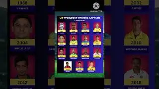 U 19 world cup winner captain || indian team captain Muhammad Kaif 2000 ||  sarfraz Ahmad 2006