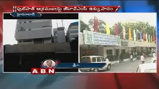 GHMC Takes Action over Foot Path Occupation, Action On Stalls | ABN Telugu
