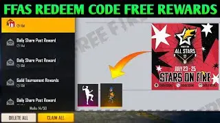 FREE FIRE ALL STAR REDEEM CODE| FF redeem code today| NEW REDEEM CODE| free fire new event malayalam