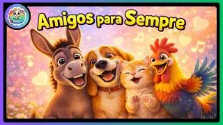Amigos Para Sempre 🎶   Hist&oacute;ria Musical Infantil sobre Amizade e Uni&atilde;o