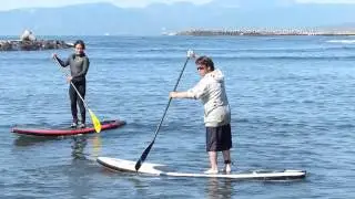Shonan Kids Golf Camp April 04, 2013 SUP Training Coach Hosoii & Adachi