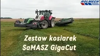 Zestaw kosiarek SaMASZ GigaCut kładzie hektary!  ROLMECH