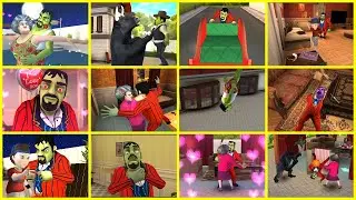 Scary Stranger 3D - All Cutscene Endings Part 1