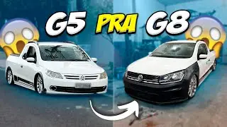 MONTAMOS A FRENTE DA SAVEIRO G8 *Ficou linda demais*