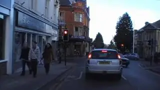 Driving On Church Street, Priory Road, Avenue Road & Albert Road North, Great Malvern, England