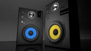 How To Model Speaker In Cinema 4D | Timelapse |