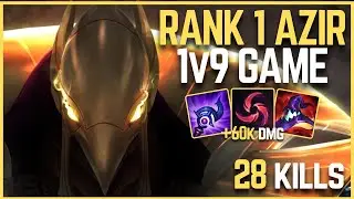 *28 KILLS* I'M THE MOST 1V9 AZIR IN THE WORLD | Body Those Fools