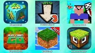 Noob vs Pro 2,MultiCraft,Planet Craft,Pocket Mine 3,Play Craft GO,MonsterCrafter