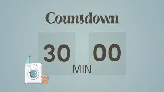 💚 30-Minute Cleaning Timer | Minty Aesthetic for Fresh & Productive Vibes
