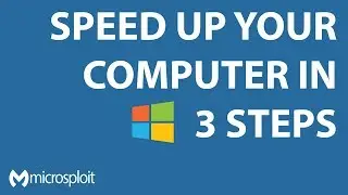 Windows 10 | Speed up computer in three steps!