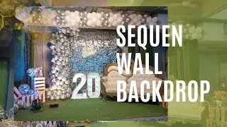 20birthday celebration #sequinwall backdrops #thedecor3249 #thedecor18_ #bhubaneswarballoondecration