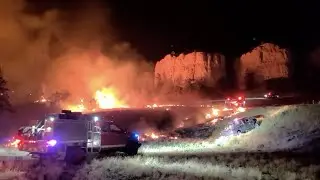 Wildfire ignites in Banner County, Nebraska