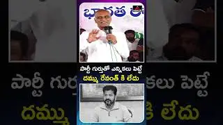 రేవంత్ కి దమ్ము లేదు  Harish Rao Sensational Comments On CM Reavnth | MPTC & ZPTC Elections | MT