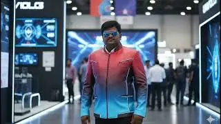 Color-Changing Chameleon Jacket Demo | Future Fashion at Tech Expo | 360 Showcase 😱✨