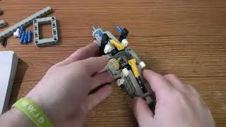 Building Lego Technic Porsche 911 RSR SET 42096 PART 1 4K