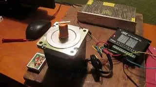 NEMA 34 (68 Kg-cm) Stepper Motor with Arduino , HY-DIV268N-5A.