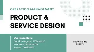 Product & Service Design: A Complete Beginner's Guide