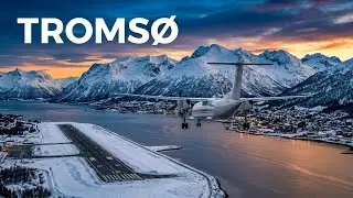 [4K]Tromsø Airport - Landing and #walkthrough