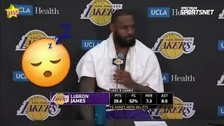 Catching Z's: Shirtless LeBron James talks importance of sleep in Lakers' postgame presser