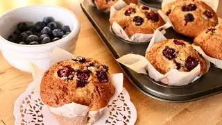 MUFFINS AUX MYRTILLES || Recette facile et rapide (SANS BEURRE)