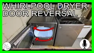 Как перевесить дверцу сушильной машины Whirlpool/Maytag Cabrio (и избавиться от косоглазия)