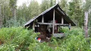 900 км по северным рекам. 24 дня один в тайге. Ч5. Рыбалка в Заполярье. Бешеный клёв окуня. Изба