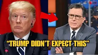 Трамп атакует Стивена Кольбера &mdash; Кольбер мгновенно меняет ход событий в прямом эфире!