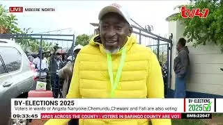 Chinga Ward MCA Kiruga Thuku chased from a polling station by DP Party Leader Justin Muturi.