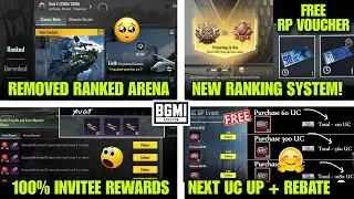 😍 BGMI New H1 Season 27 Tier Ranking System | Ranked Arena Remove | Invitation Event Reward | UC Up?