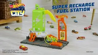 Hot Wheels Super Recharge Fuel Station Playset