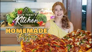 Homemade Hawaiian & Italian Pizza ft. Chef Enzo | Queen Panda's Kitchen