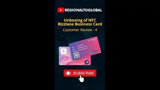 Unboxing of NFC Bizzlane Business Card Customer Review - 4 #shorts